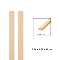 Morris Art Palillo Rectangular Balsa 1/4 _ 1/2 _ 36" (0.64 _ 1.27 _ 91 cm)