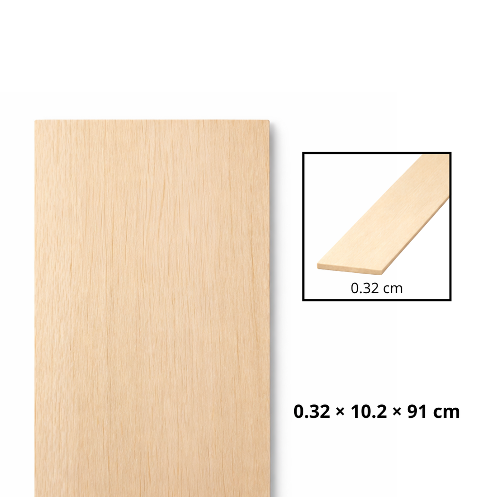 Morris Art L‡mina Balsa 1/8 _ 4 _ 36" (0.32 _ 10.2 _ 91 cm)