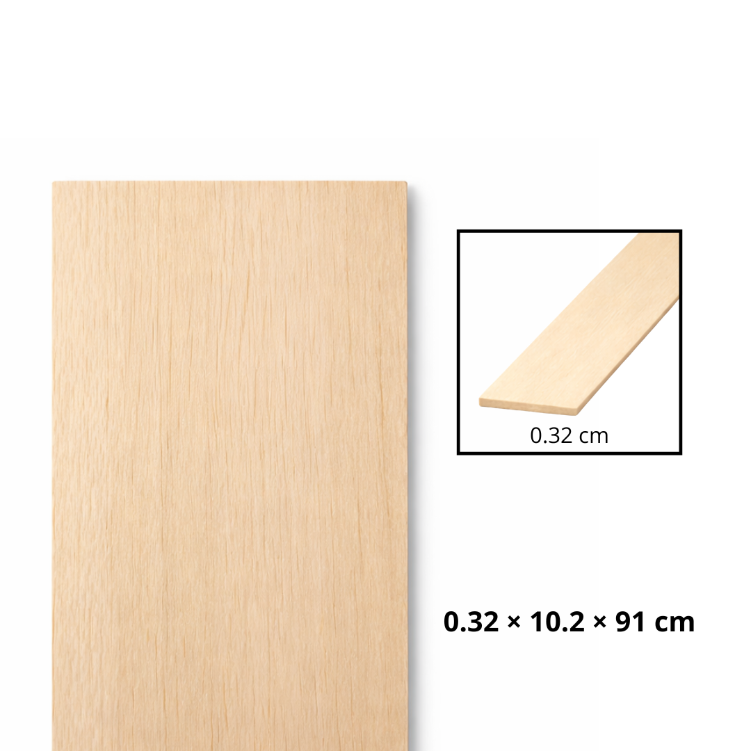 Morris Art L‡mina Balsa 1/8 _ 4 _ 36" (0.32 _ 10.2 _ 91 cm)