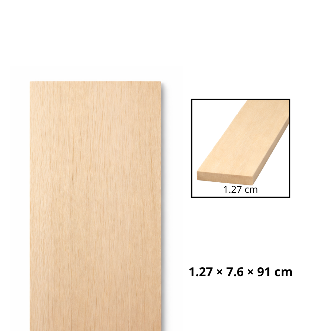 Morris Art L‡mina Balsa 1/2 _ 3 _ 36" (1.27 _ 7.6 _ 91 cm)