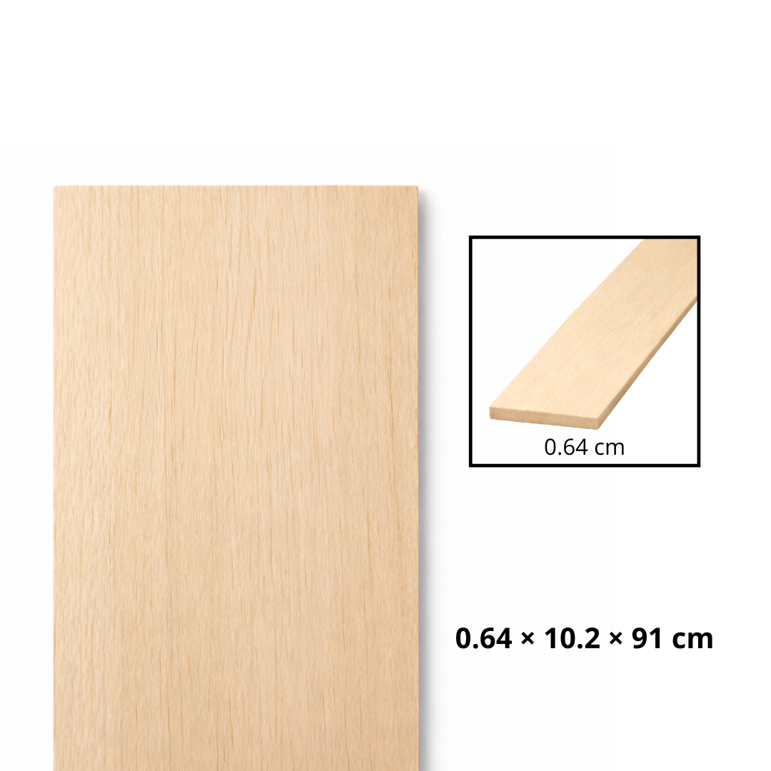 Morris Art L‡mina Balsa 1/4 _ 4 _ 36" (0.64 _ 10.2 _ 91 cm)